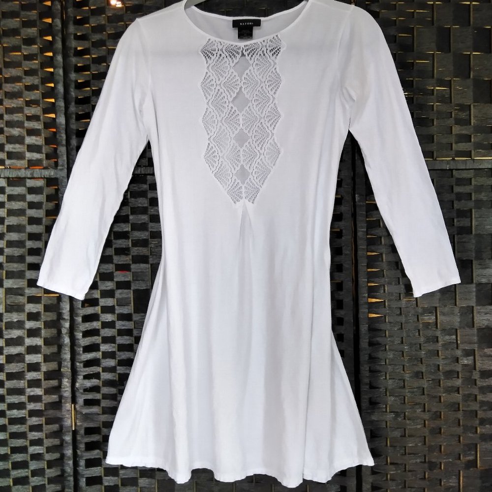 NATORI 100% COTTON  NIGHT DRESS